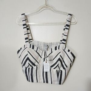 NWT American Eagle Crop Tank Top Padded Y2K Vacation Beach Party Bodycon Large